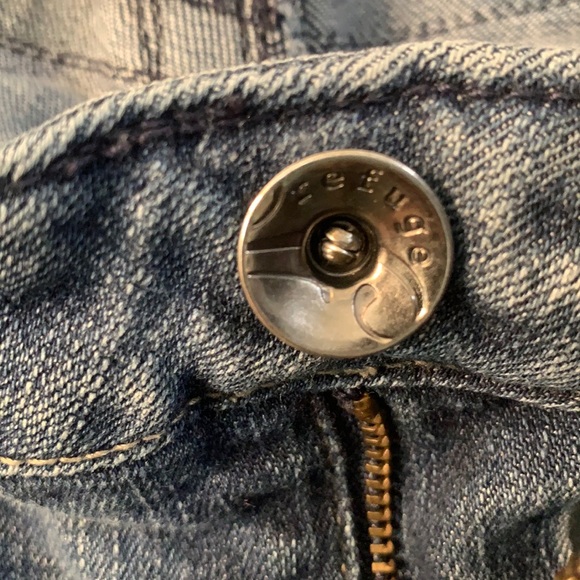 Refuge boot leg jeans minimal distressed stretch - Picture 3 of 7